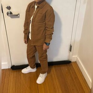Kids H&M corduroy Tan set